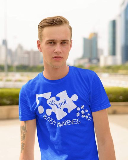 Kropsis Be Kind Puzzle Autism Awareness T Shirt