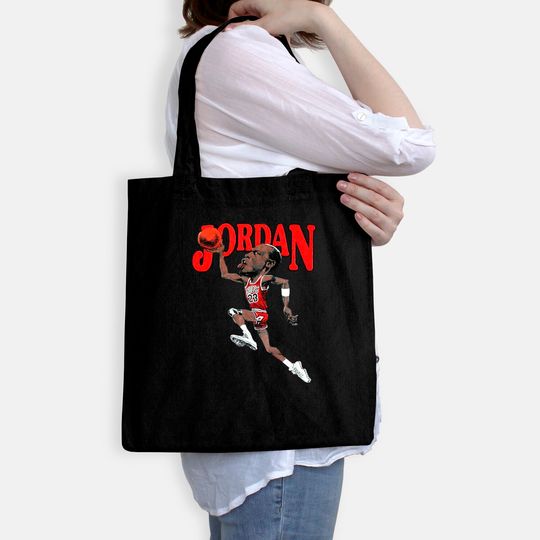Vintage Michael Jordan Caricature Classic Bags