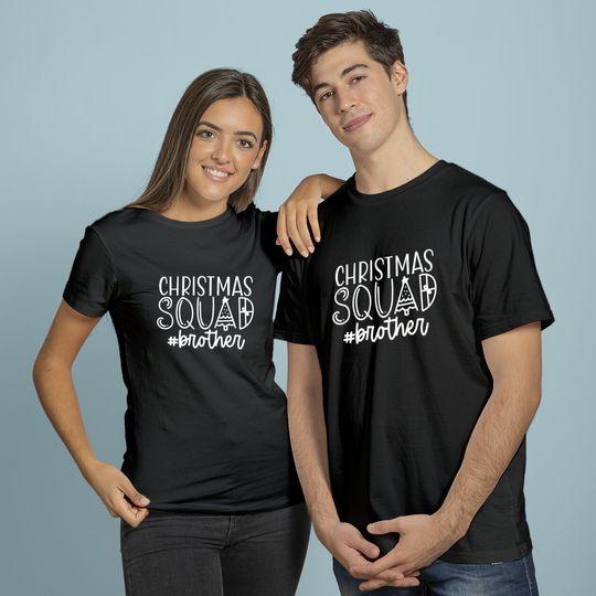 Christmas Squad Family Brother T-Shirts