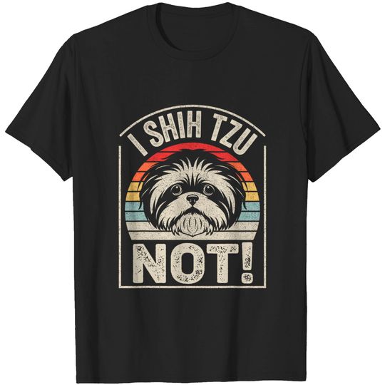 Vintage I Shih Tzu Dog T-Shirt