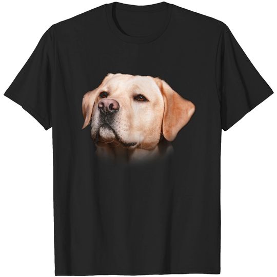 Yellow Labrador Retriever Face T Shirt