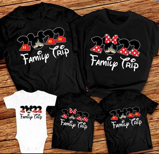 Disneyworld Trip Vacation 2022 Matching Family T-Shirt